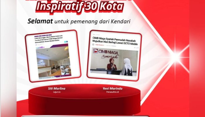 Lajur.co dan Penasultra.id Menangi Kompetisi CIMB Niaga Jurnalisme Inspiratif