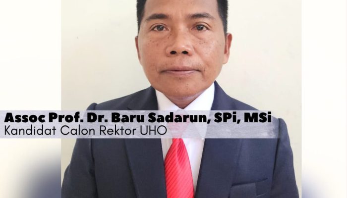 Rekam Jejak Assoc Prof Baru Sadarun: Penerima Penghargaan UNESCO, Kandidat Kuat Calon Rektor UHO