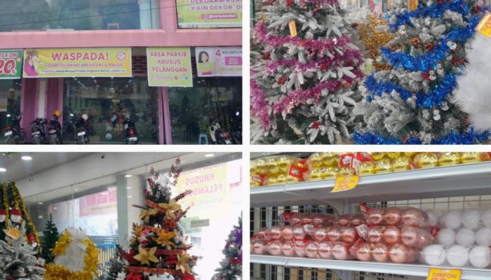 Serbu Diskon Pernak-Pernik Natal di Toko Ceria Kendari, Potongan Harga hingga 20 Persen