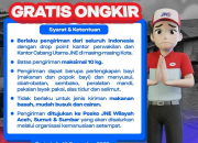 JNE Gratiskan Ongkir Bantuan Bencana Sumatera Berlaku Nasional 1-10 Desember 2025