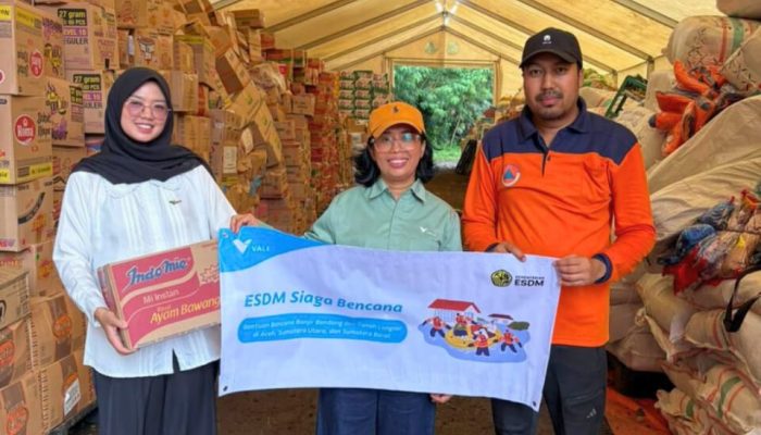 PT Vale Kirim Bantuan Kemanusiaan ke Korban Bencana Sumatera