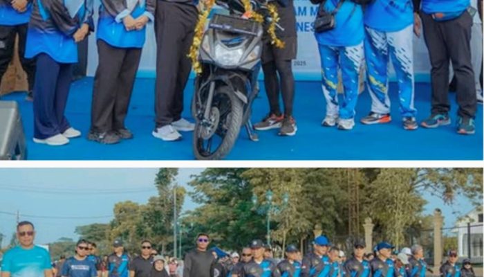 Rayakan HUT Korpri, Bank Sultra Bagi-bagi Doorprize Satu Unit Motor