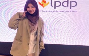Ketgam : Shofa Nur Amirah Khairiyah, awarde LPDP jebolan Universitas Halu Oleo (UHO) yang kini merantau di Yogyakarta.