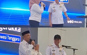 Ketgam: Para guru memanfaatkan momen tatap muka dengan Gubernur Sultra untuk menyampaikan keluh kesah soal gaji mereka.