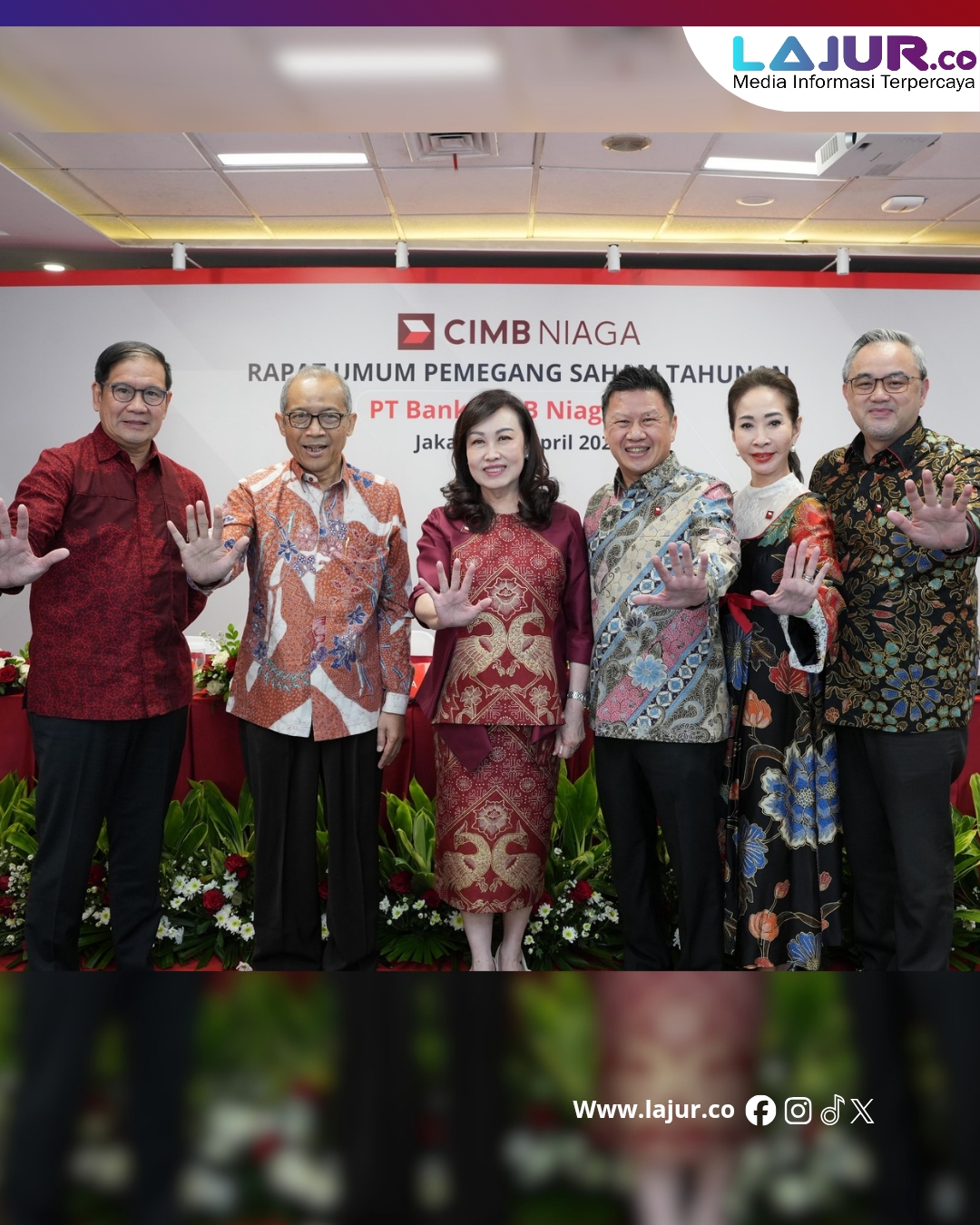 RUPST 2026, CIMB Niaga Tebar Dividen hingga Rp4,07 Triliun - lajur