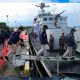 Kapal Perang Penyapu Ranjau ‘KRI Rimau-724’ Kawal Misi Tim Expedisi Rupiah Berdaulat di Sultra