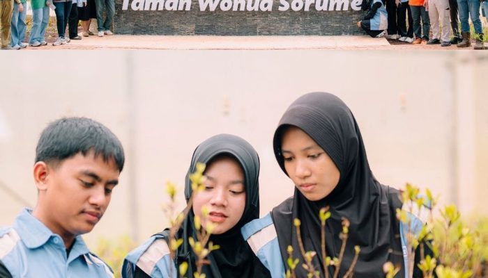 Siswa SMAN 1 Pomalaa Belajar Praktik Green Mining di Nursery Tanggetada Milik PT Vale Indonesia