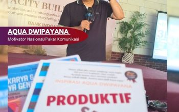 Pakar Komunikasi Aqua Dwipayana memberi motivasi ke jurnalis Sulawesi Tenggara saat program Capacity Building Media Bank Indonesia (BI) bertajuk “Merangkai Narasi Pembangunan Desa Wisata yang Inspiratif dan Berdampak melalui Storytelling, Kolaborasi dan Komunikasi” di Yogyakarta, Selasa (25/8/2026).