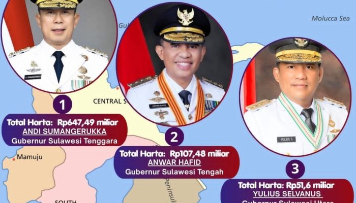 Tiga Gubernur Terkaya se-Sulawesi: ASR Nomor 1, Kalahkan Anwar Hafid yang Viral Gratiskan Kuliah S1-S3